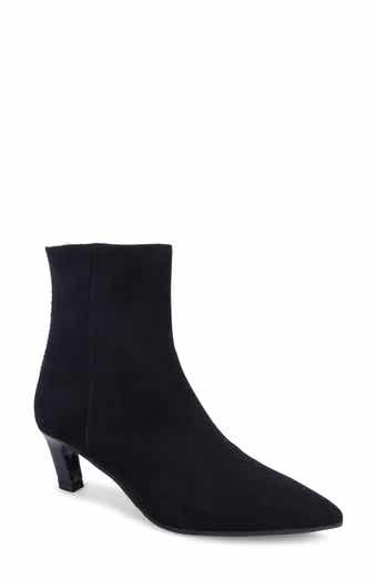 Ron White Loralie Pointed Toe Kitten Heel Bootie