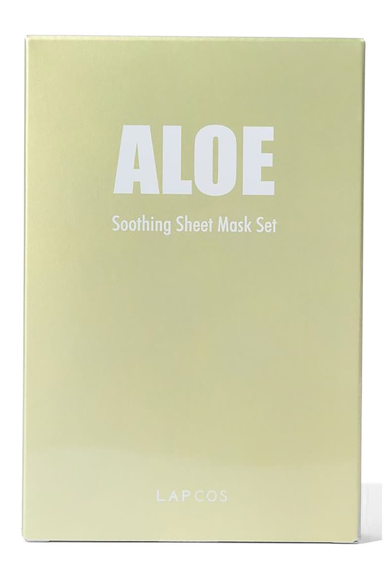 Aloe Soothing Sheet Mask, Main, color, GREEN
