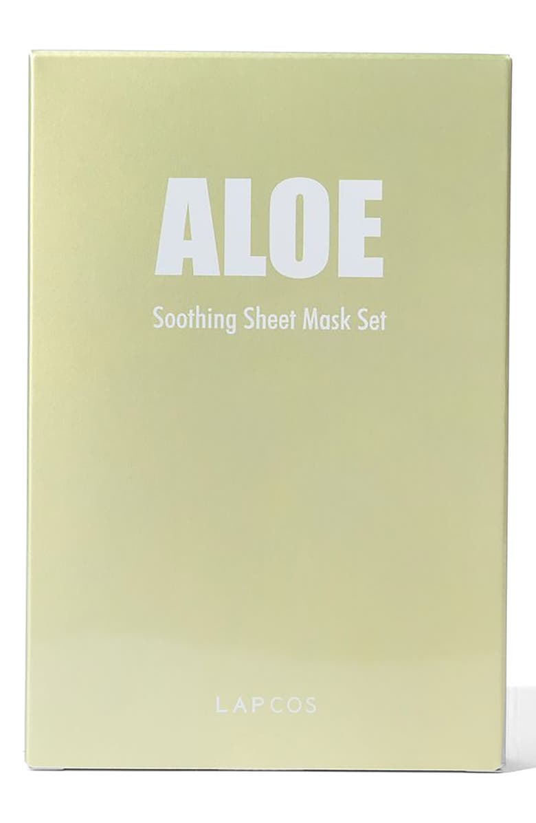 LAPCOS Aloe Soothing Sheet Mask, Main, color, Green