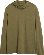 Florence Airtex Long Sleeve Hooded Performance Top