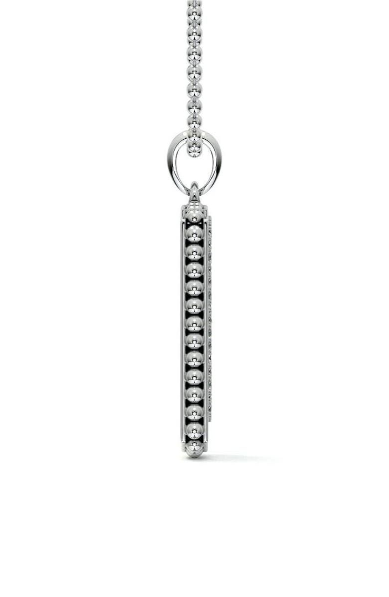 LAGOS Sterling Silver Diamond Enhancer Pendant, Alternate, color, Silver