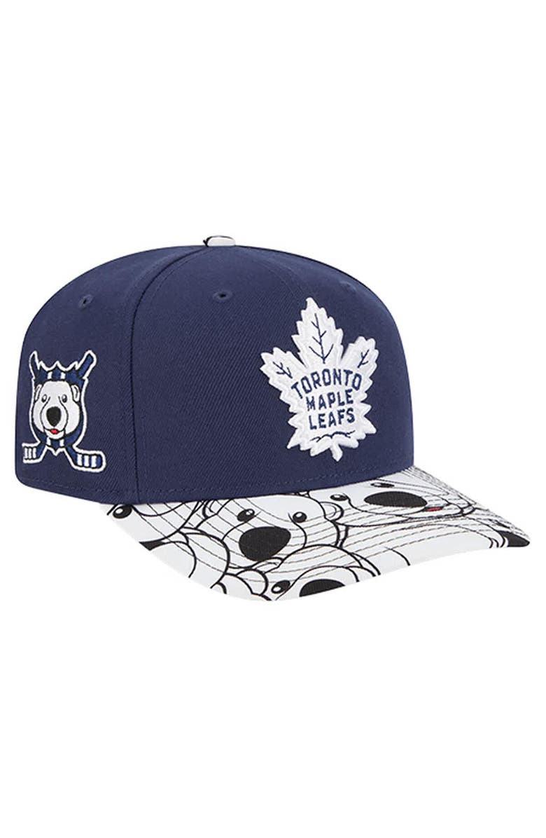 New Era Men's New Era Blue Toronto Maple Leafs Mascot Visor 9SEVENTY Adjustable Hat, Main, color, Blue
