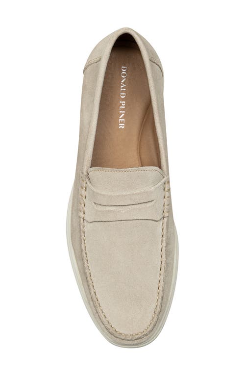 Donald Pliner Clive Penny Loafer In Sand/sand