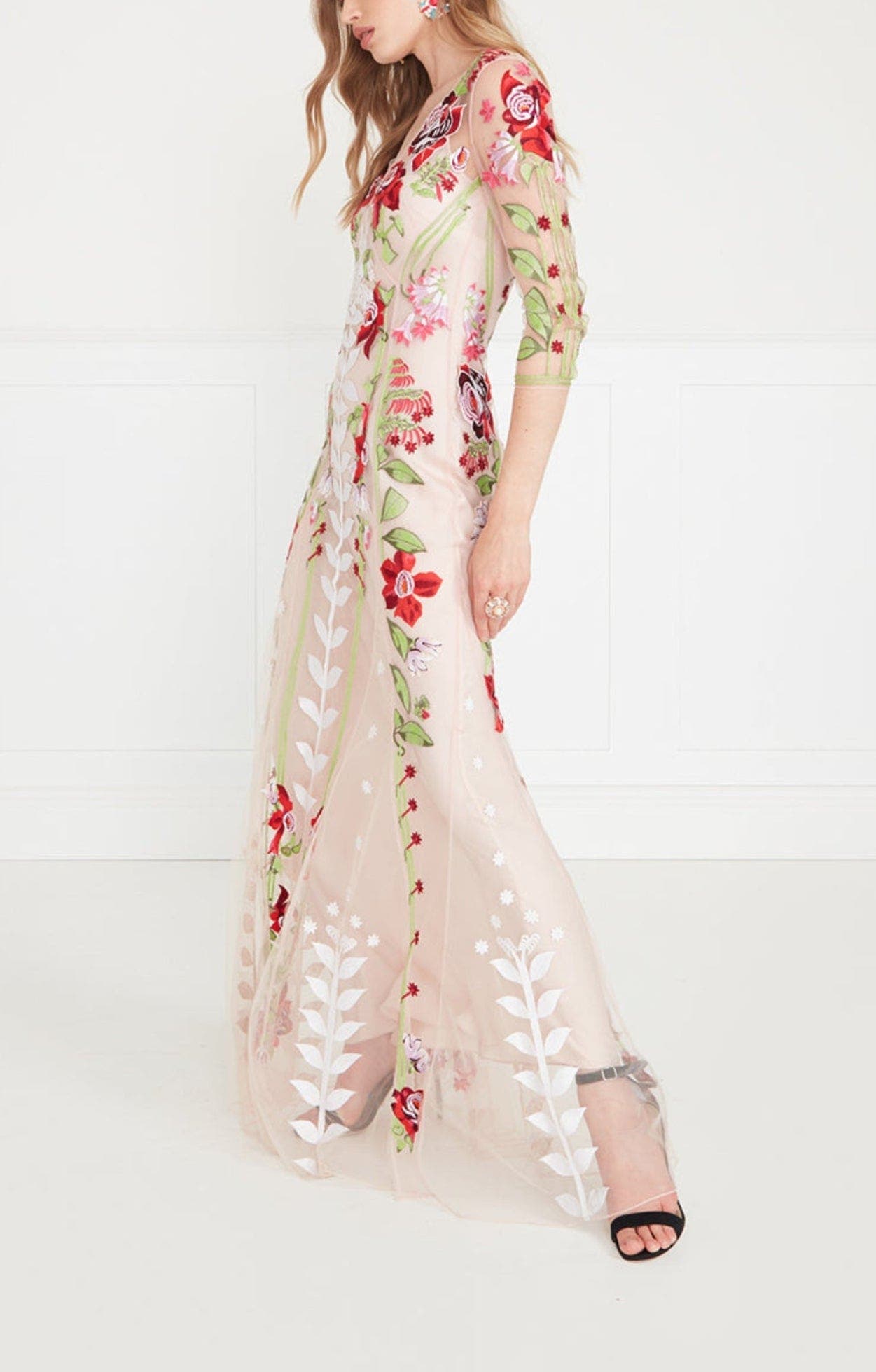 Lucille V-Neck Dress - image 4
