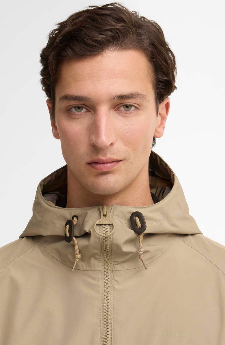 Barbour Domus Hooded Jacket, Alternate, color, Washed Stone
