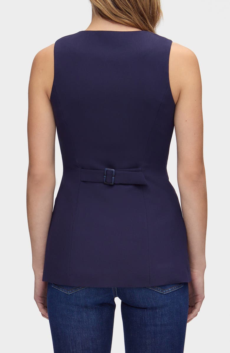 ALIGNE Leo Collarless Vest, Alternate, color, Navy