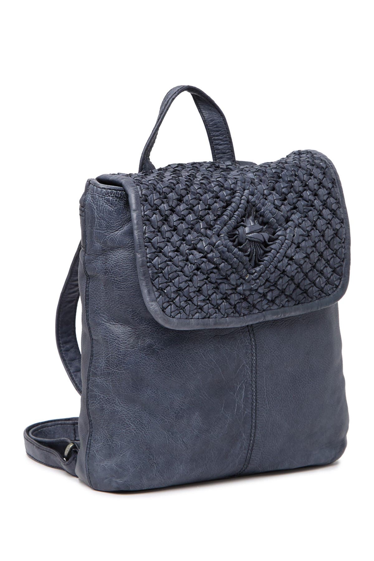 Frye Esme Straw & Leather Backpack | Nordstromrack