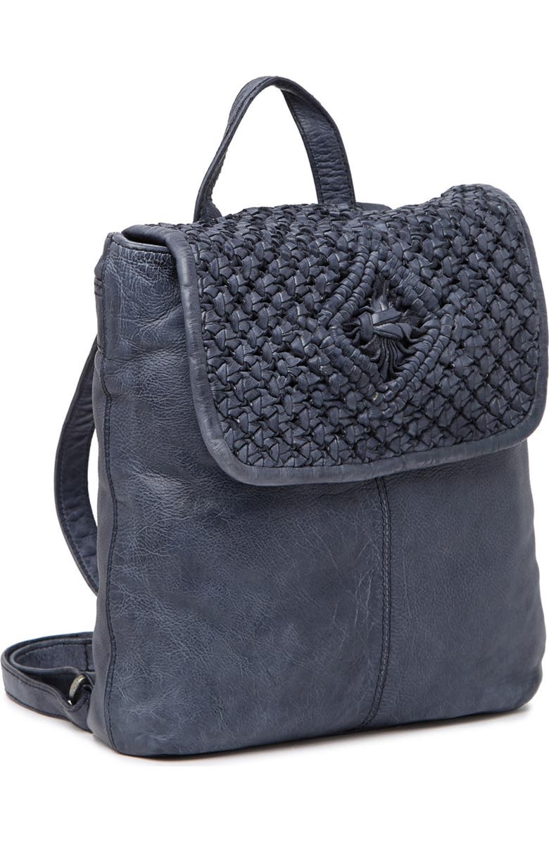 Frye Esme Straw & Leather Backpack | Nordstromrack