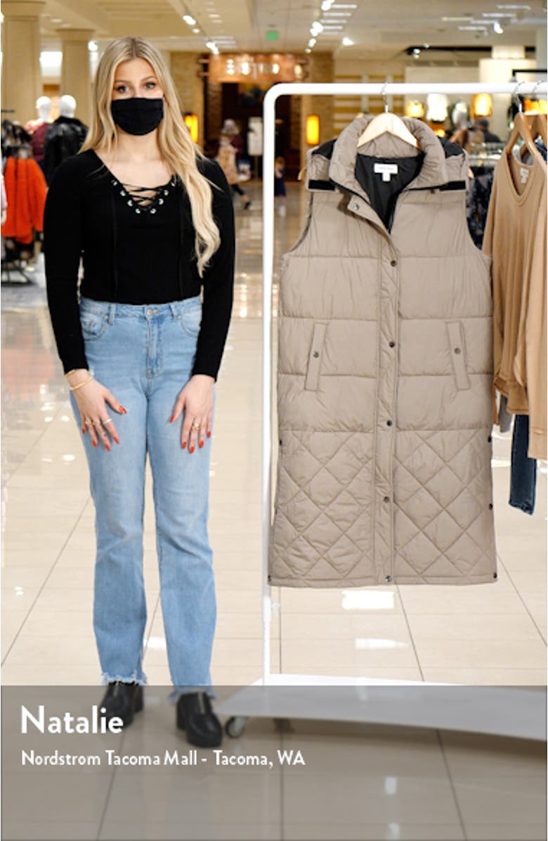 Mix Quilt Puffer Vest, sales video thumbnail