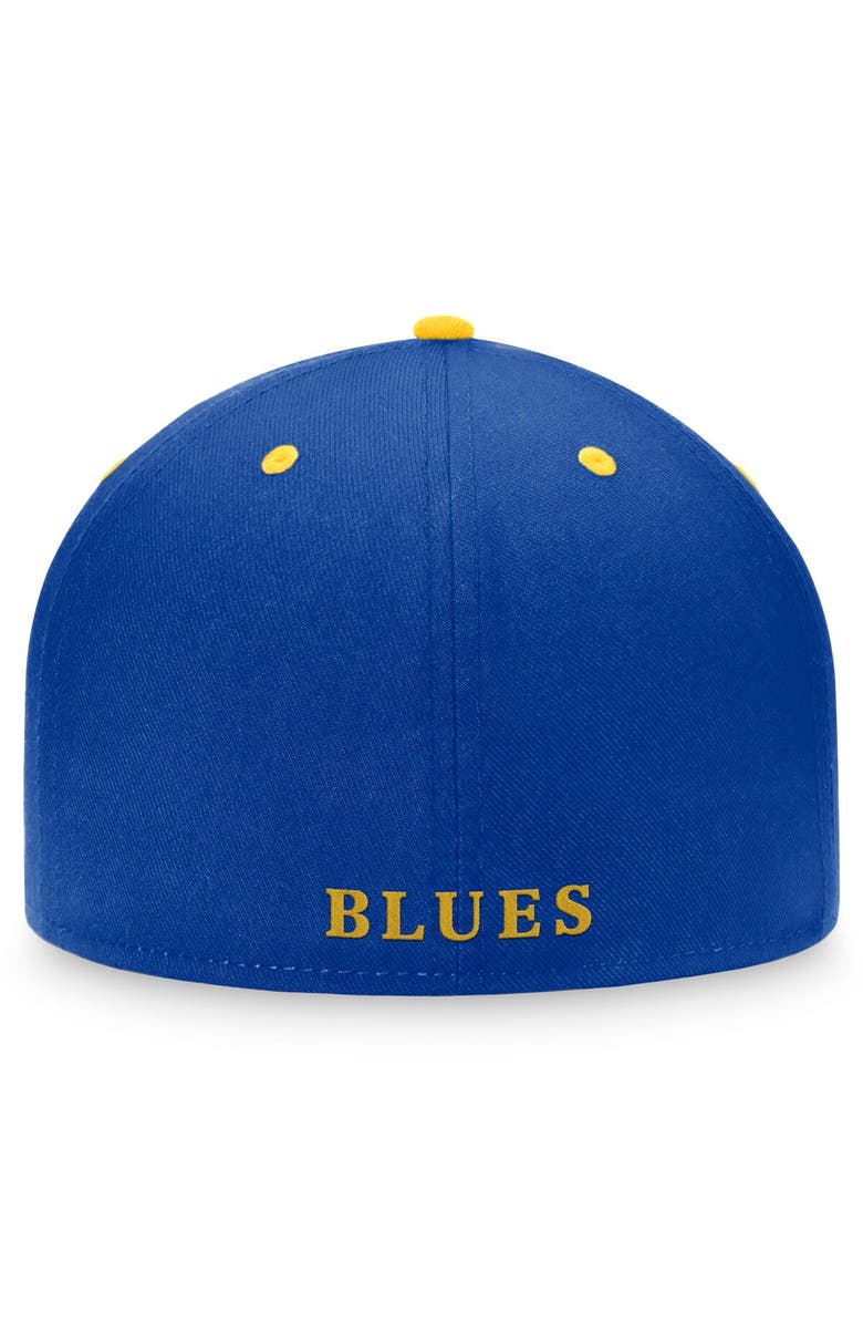 FANATICS Men's Fanatics Royal St. Louis Blues Heritage Vintage Retro Fitted Hat, Alternate, color, Royal