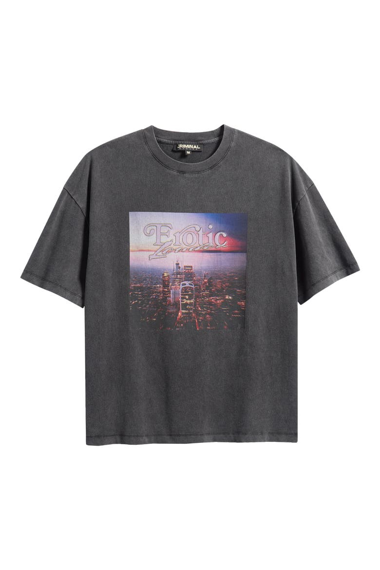 Erotic City Graphic T-Shirt, Main, color, BLACK