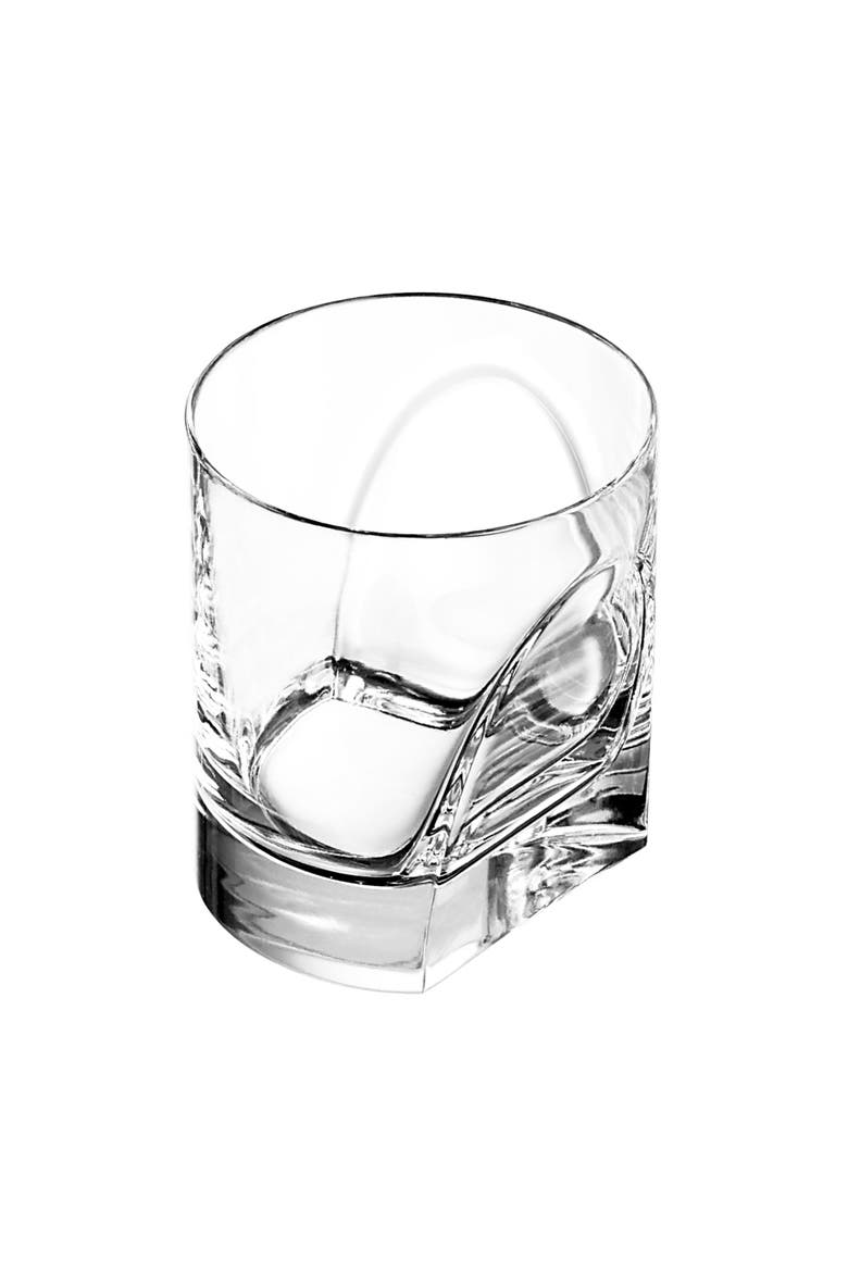 Double Old Fashion Glass Conversazione Set Of 4, Alternate, color, Clear Crystal