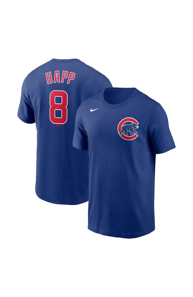 Nike Men's Nike Ian Happ Royal Chicago Cubs Player Name & Number T-Shirt, Main, color,