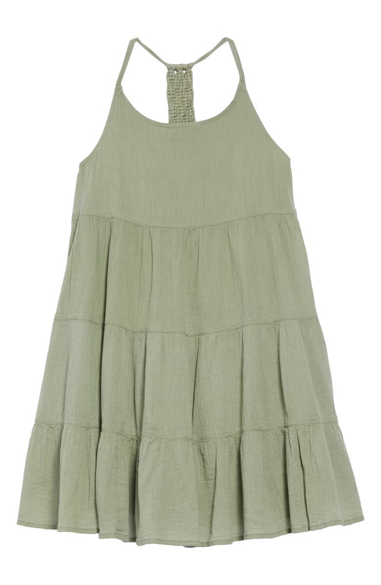 Tucker + Tate Macrame Tiered Dress, Main, color, 