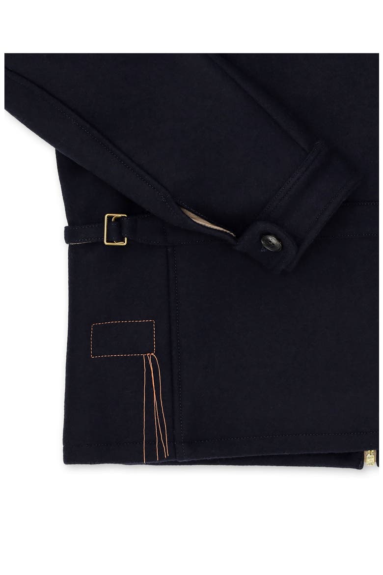 Superfine Wool Zipper Jacket, Alternate, color, Blue