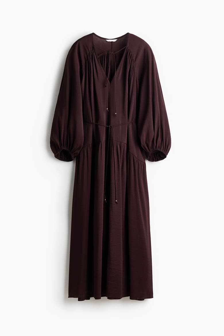 Oversized Tunic Dress, Alternate, color, Dark brown