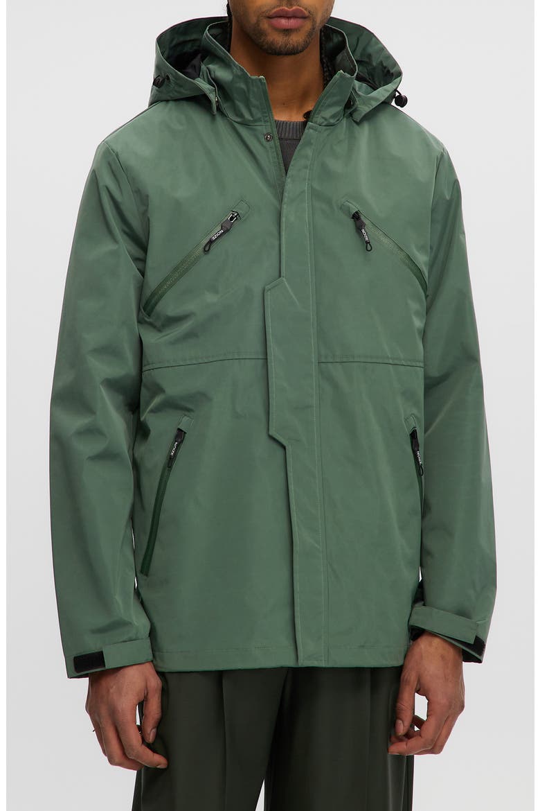 Hooded Windbreaker, Main, color, VERDIGRIS
