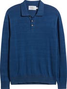 ALEX CRANE Feather Organic Cotton Polo Sweater