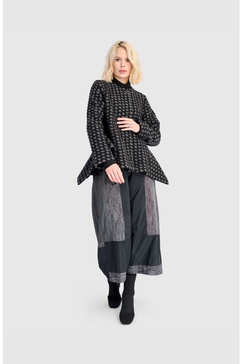Tasset Wide Leg Pants, Alternate, color, Iron
