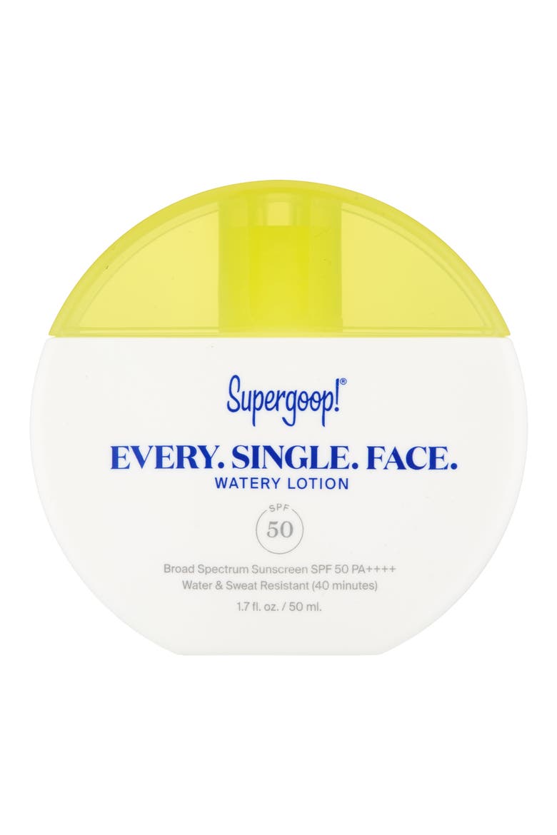 Every Single Face Watery Lotion Sunscreen SPF 50, Main, color, NO COLOR