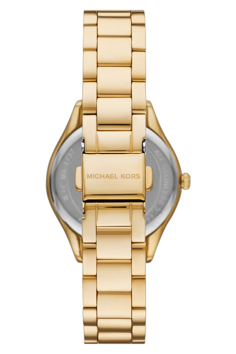 Lauryn Bracelet Watch, 33mm, Alternate, color, GOLD