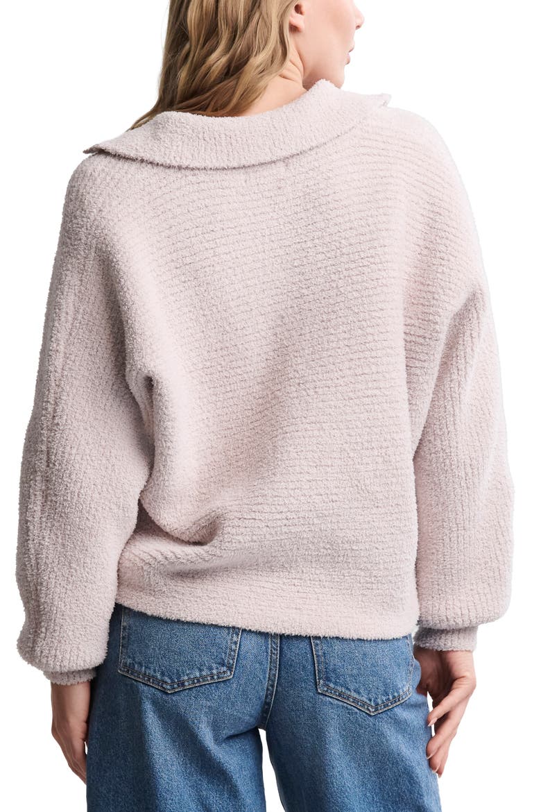 Cozy Chic® Shawl Collar Rib Cardigan, Alternate, color, STONE