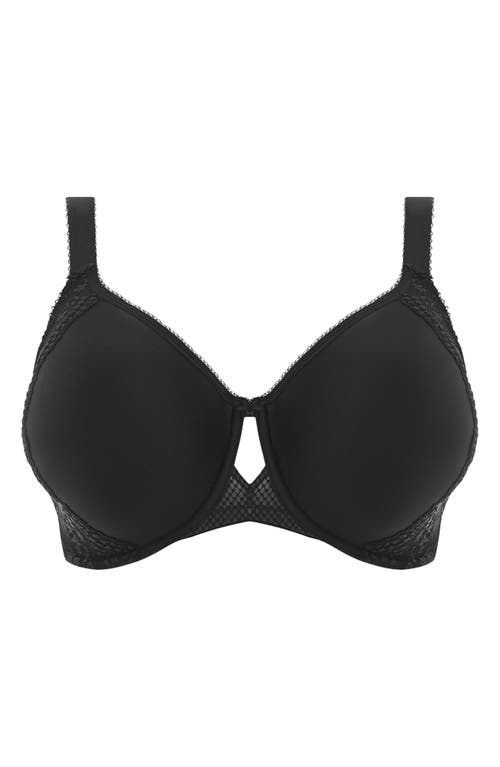 Elomi Charley Full Figure Spacer Underwire Bra In Black