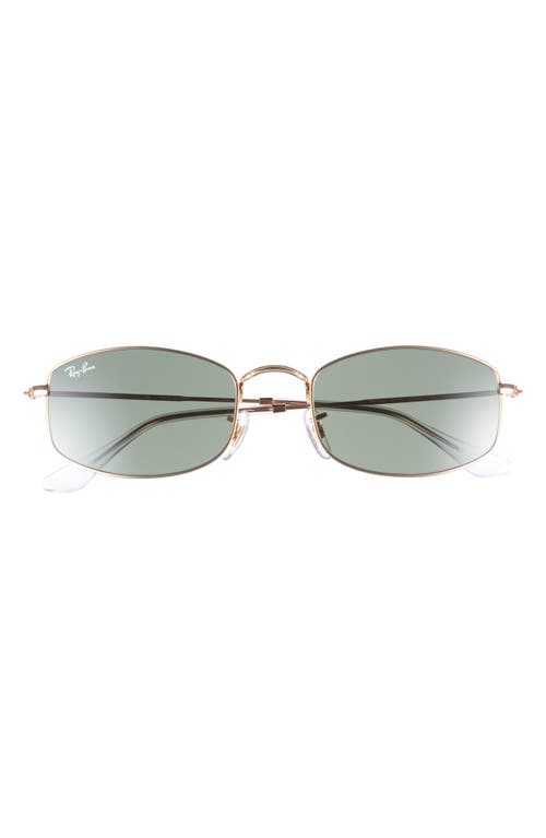 Ray Ban Ray-ban 52mm Irregular Oval Sunglasses In Green