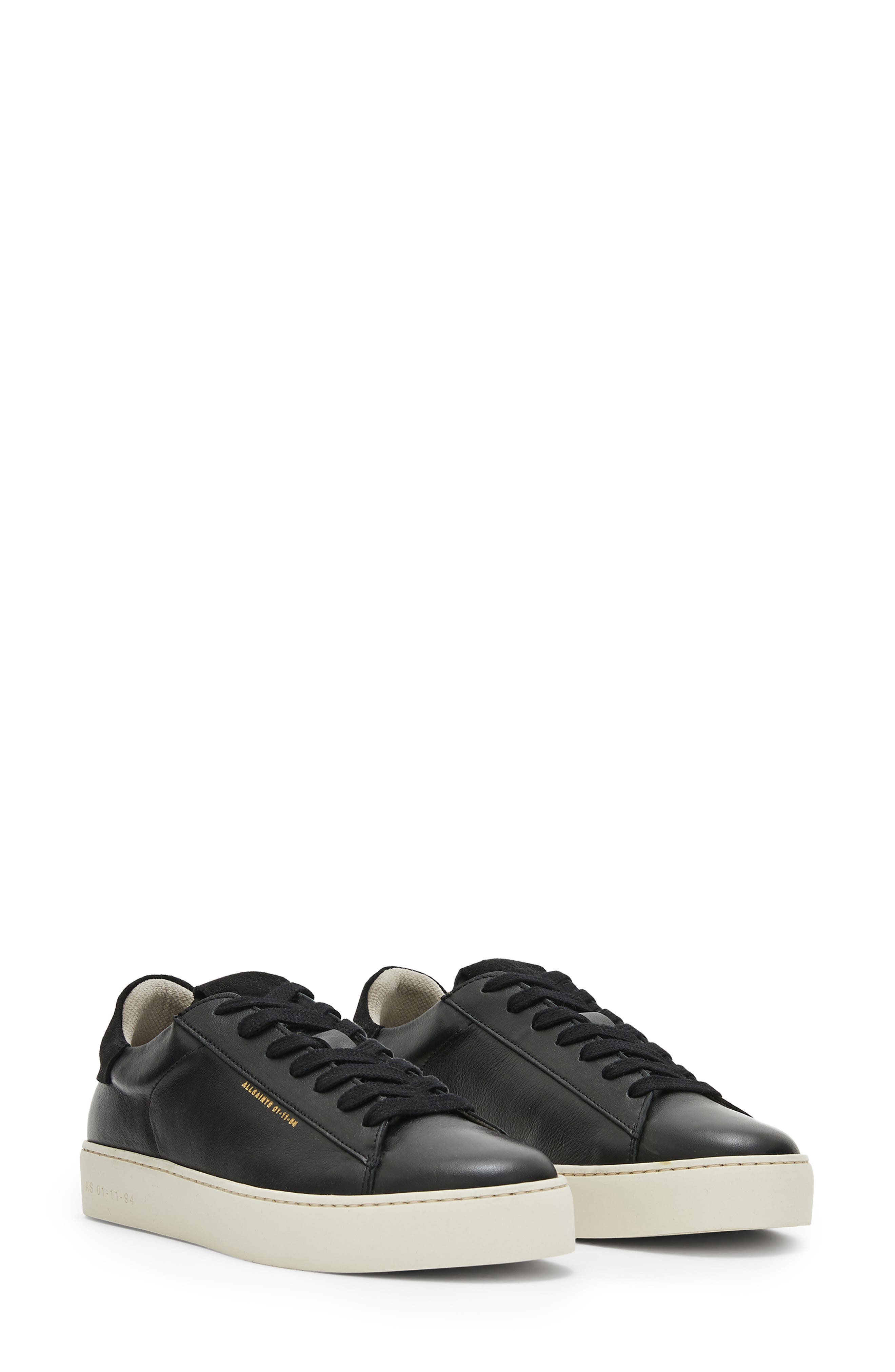 AllSaints Shana Sneaker, Main, color, Black