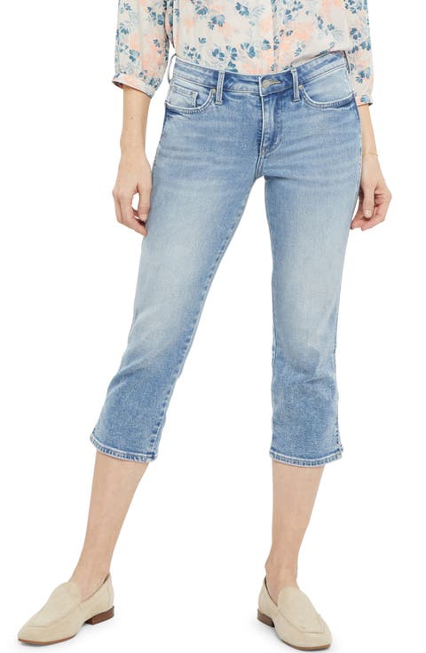 Chloe Side Slit Capri Jeans (Quinta)