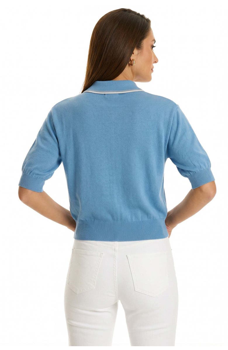 The Noli Shop Bobbi Polo Shirt, Alternate, color, Serene Blue