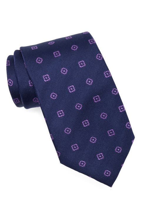 Geometric Silk Tie