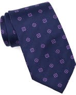Duchamp Geometric Silk Tie