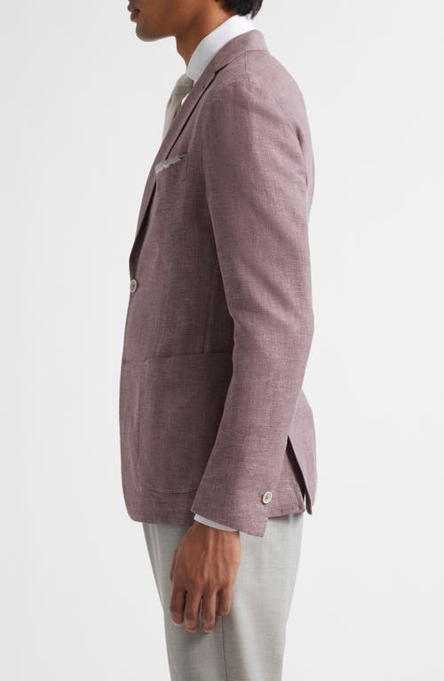 ELEVENTY ELEVENTY UNSTRUCTURED LINEN & WOOL BLEND SPORT COAT 