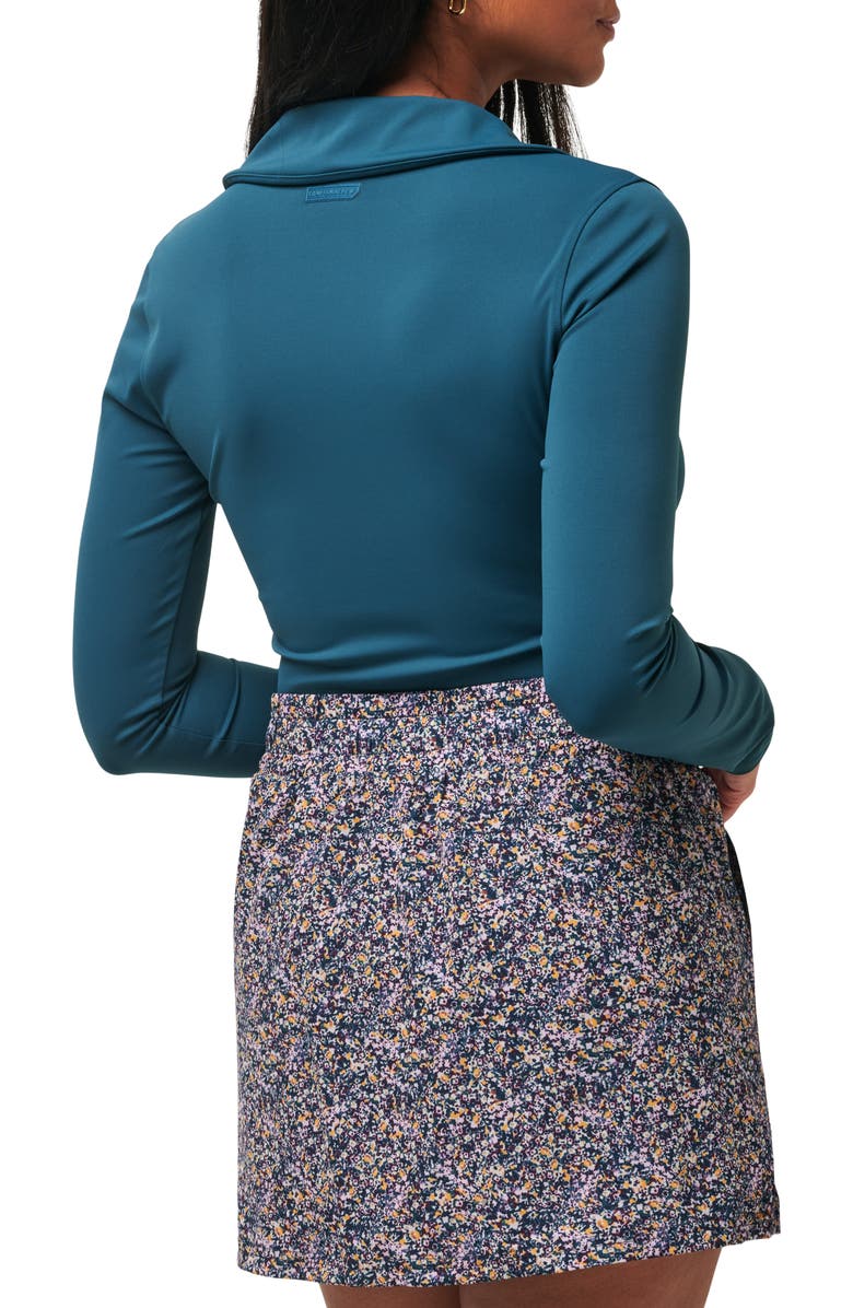 TravisMathew Where it Counts Long Sleeve Top, Alternate, color, Atlantic Deep