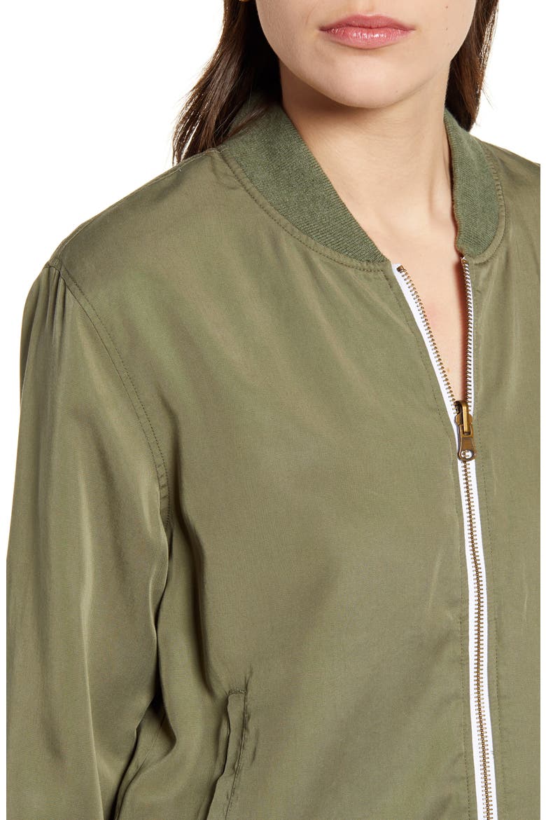 Aloha Reversible Bomber Jacket, Alternate, color, PACIFIC ATOLL