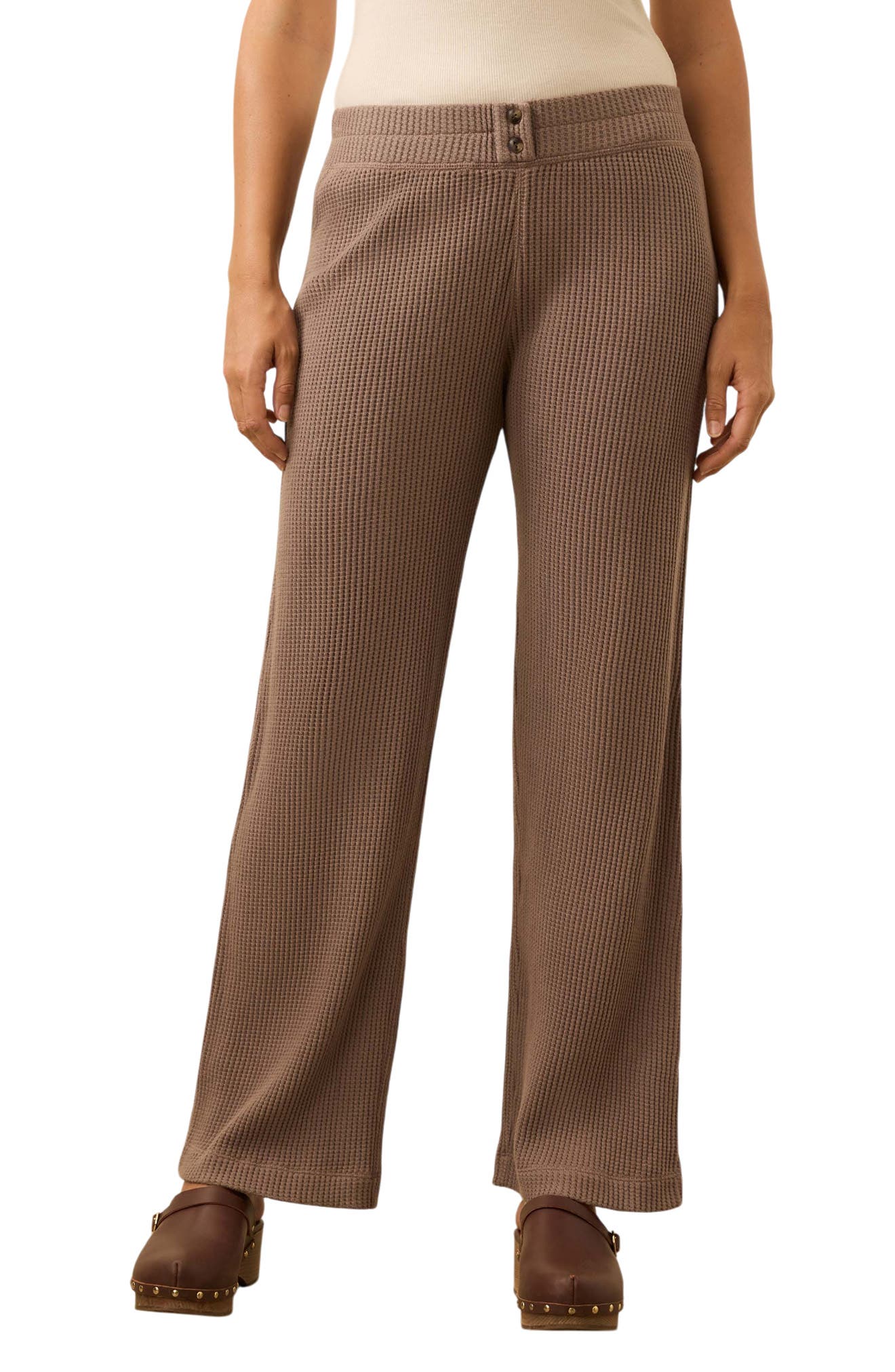 Apres Organic Cotton Waffle Pants - image 5