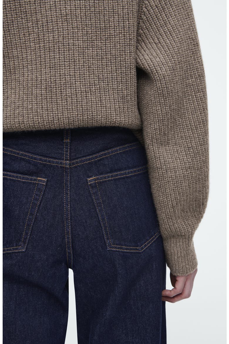 Arch Tapered Ankle Jeans, Alternate, color, BLUE DARK