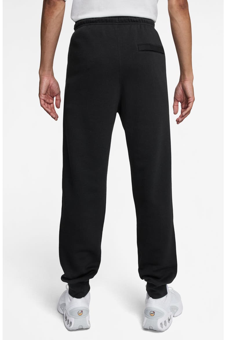 Club Fleece Joggers, Alternate, color, BLACK/ WHITE