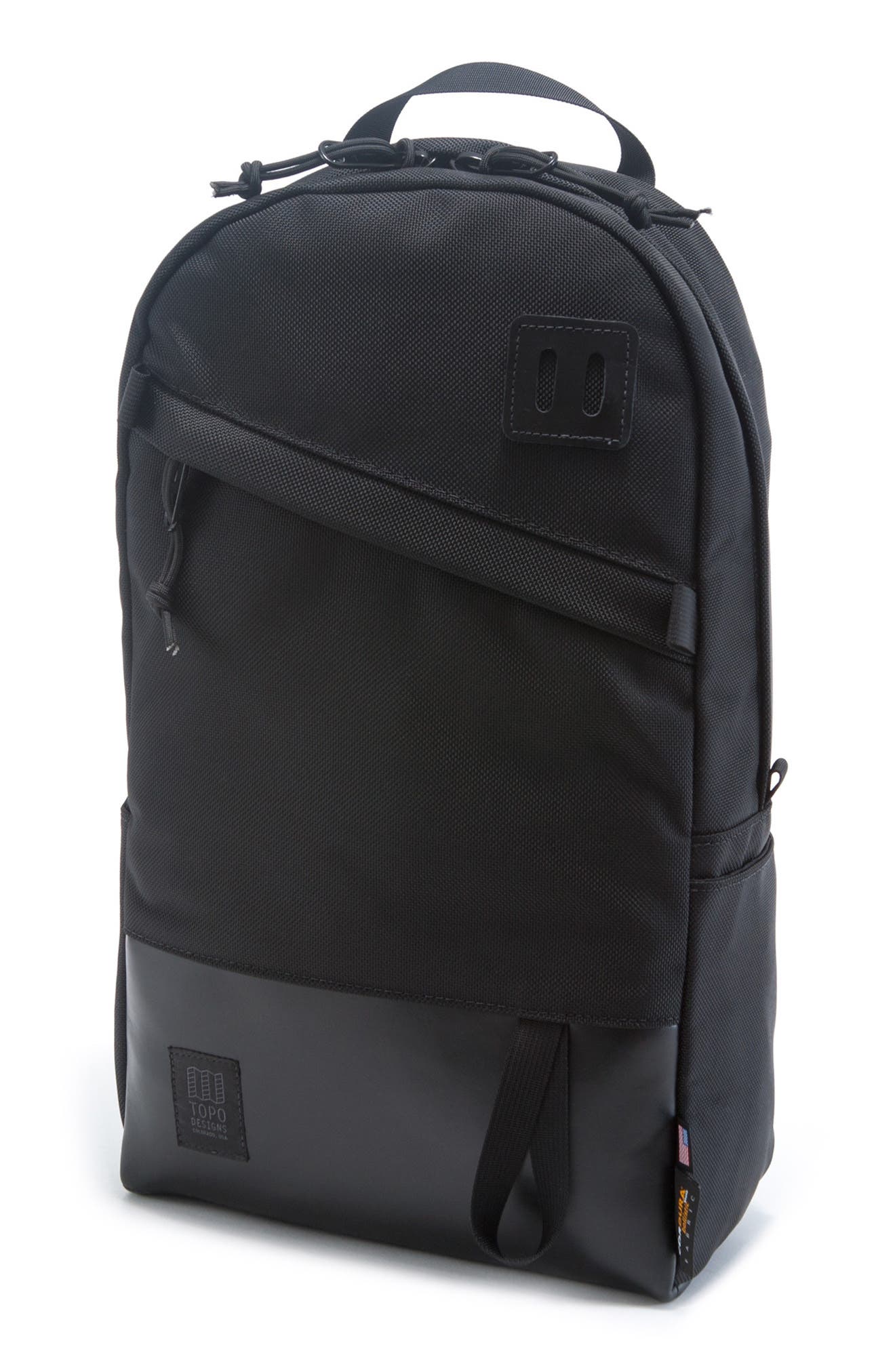 Topo Designs Leather Trim Daypack, Main, color, 