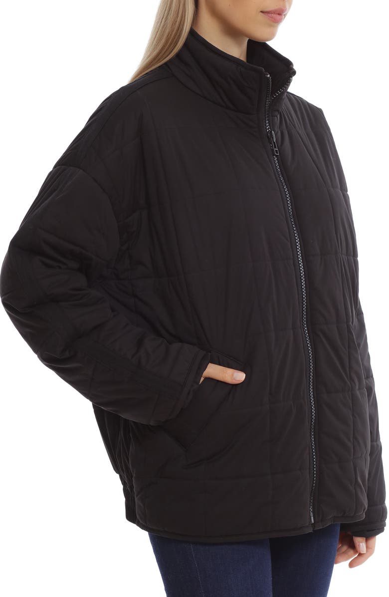 Avec Les Filles Oversize Box Water Resistant Quilted Jacket, Alternate, color, 