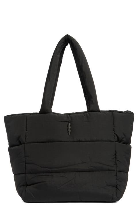 Quinn Quilted Nylon Tote