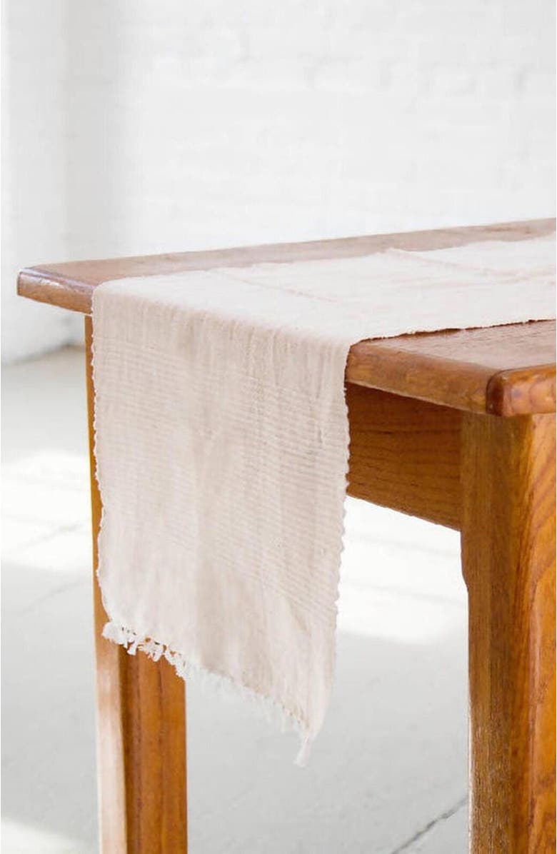 Creative Women Riviera Cotton Table Runner, Alternate, color, 