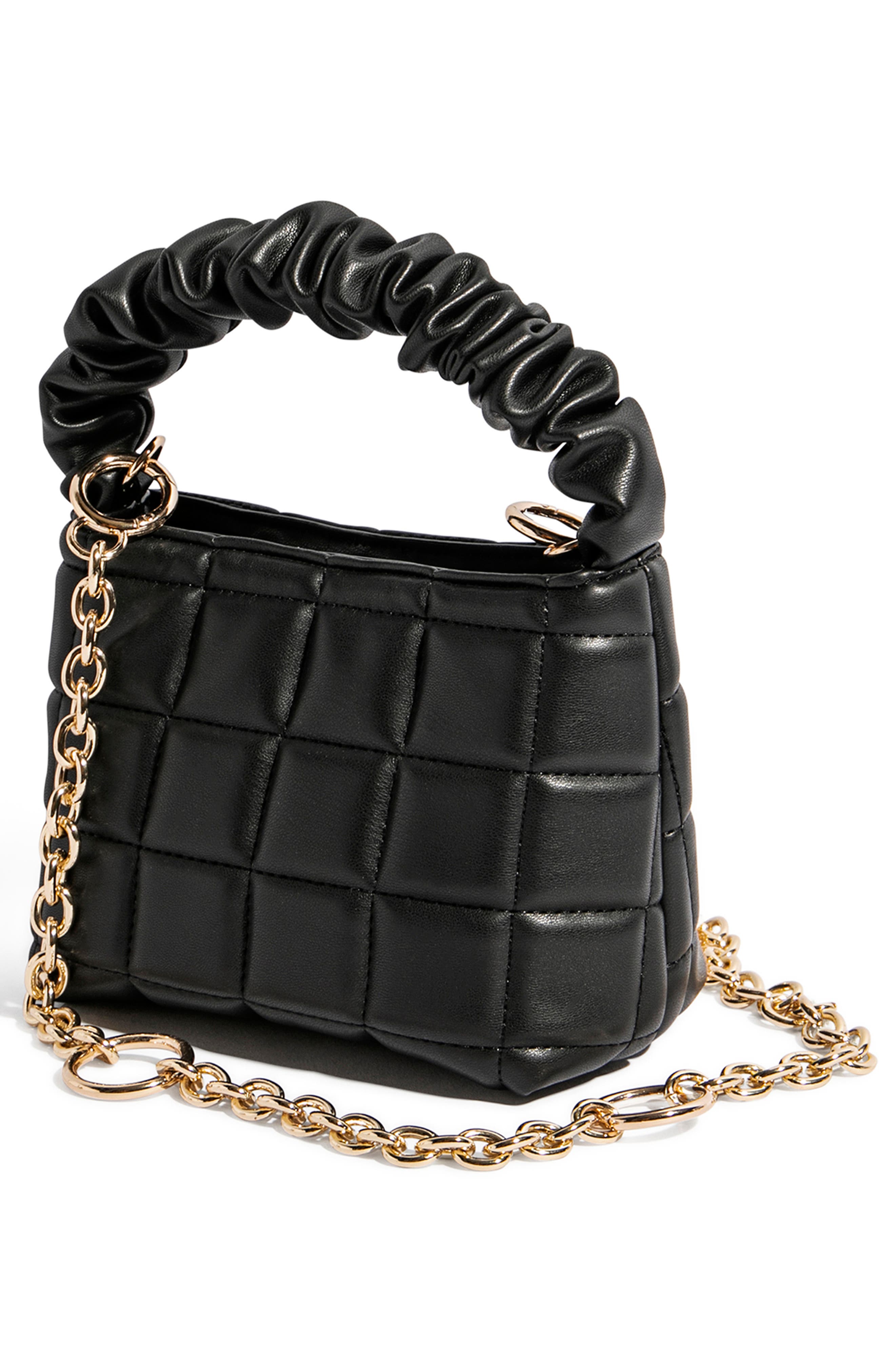 How We Brunch Vegan Leather Mini Tote, Alternate, color, BLACK