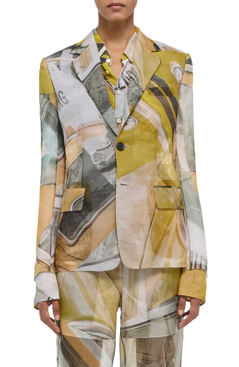 Helmut Lang Print Blazer, Main, color,