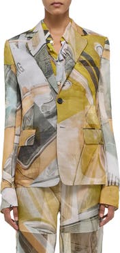Helmut Lang Print Blazer