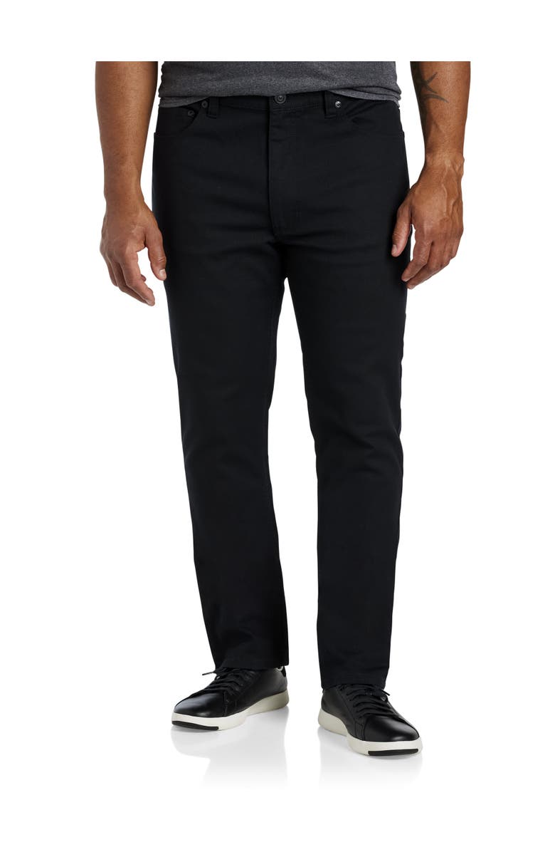 True Nation by DXL Black Eco Tapered-Fit Stretch Jeans, Main, color, Black
