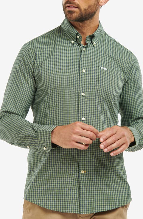 Grove Performance Long Sleeve Button-Down Shirt