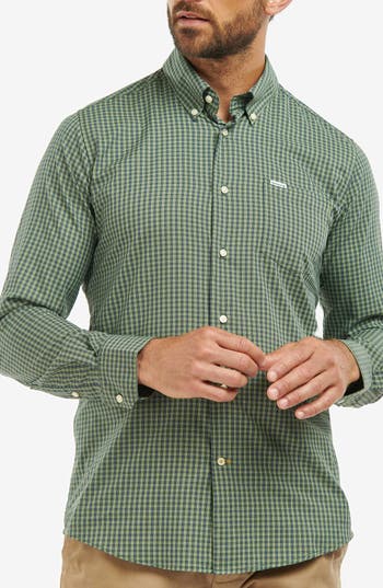 Barbour Grove Performance Long Sleeve Button-down Shirt