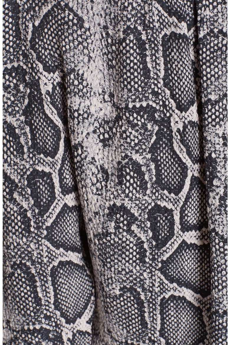 Snake Print Top, Alternate, color, WASHED BLACK COMBO